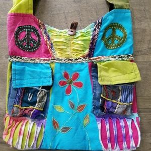 Handmade Boho Crossbody purse